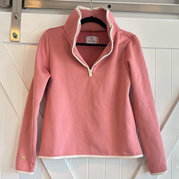 Dudley Stephens Dust Rose Chapel Hill Pullover in Power Stretch, Size Small - Picture 2 of 5